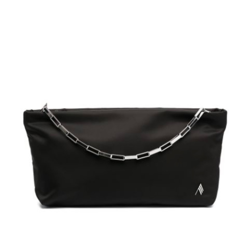 The Attico Mini Wynona Chain Leather Clutch